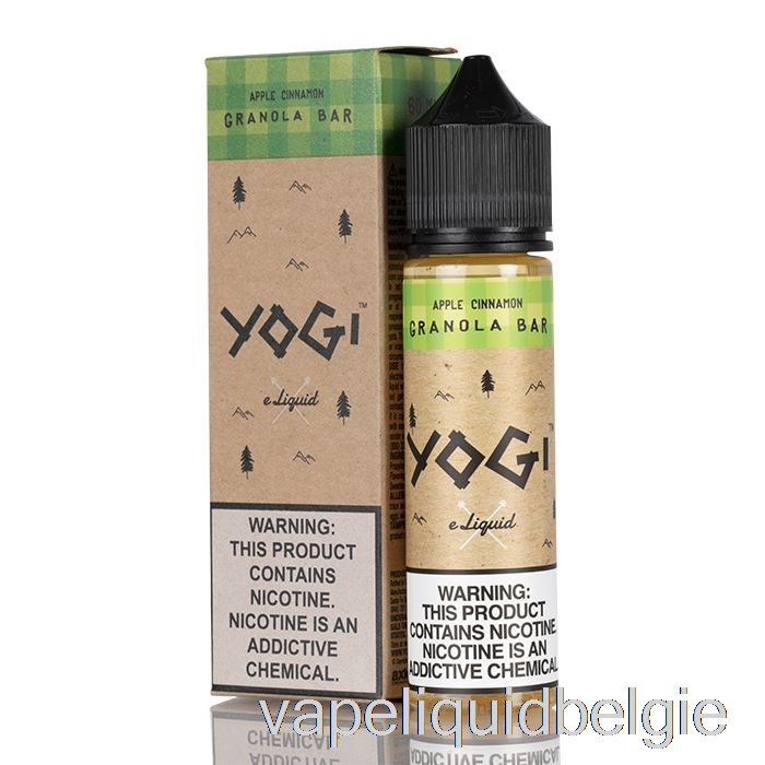 Vape België Appel-kaneel Mueslireep - Yogi E-liquid - 60ml 3mg